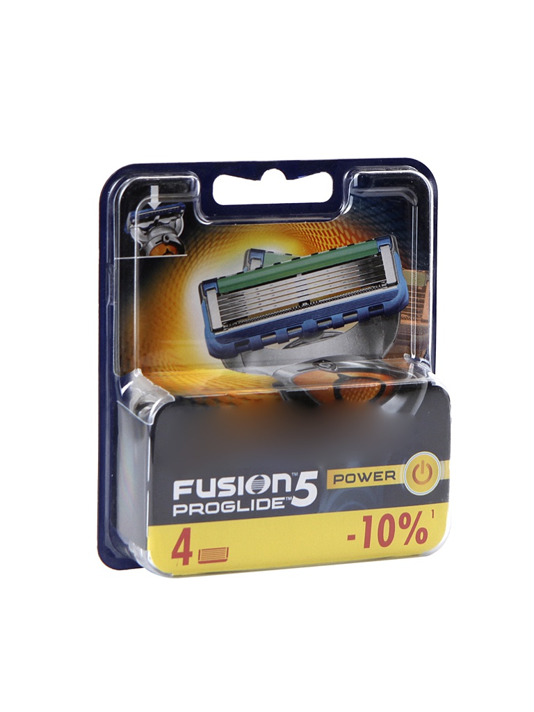Аксессуар Сменные кассеты Gillette Fusion ProGlide Power 4 шт 81469906
