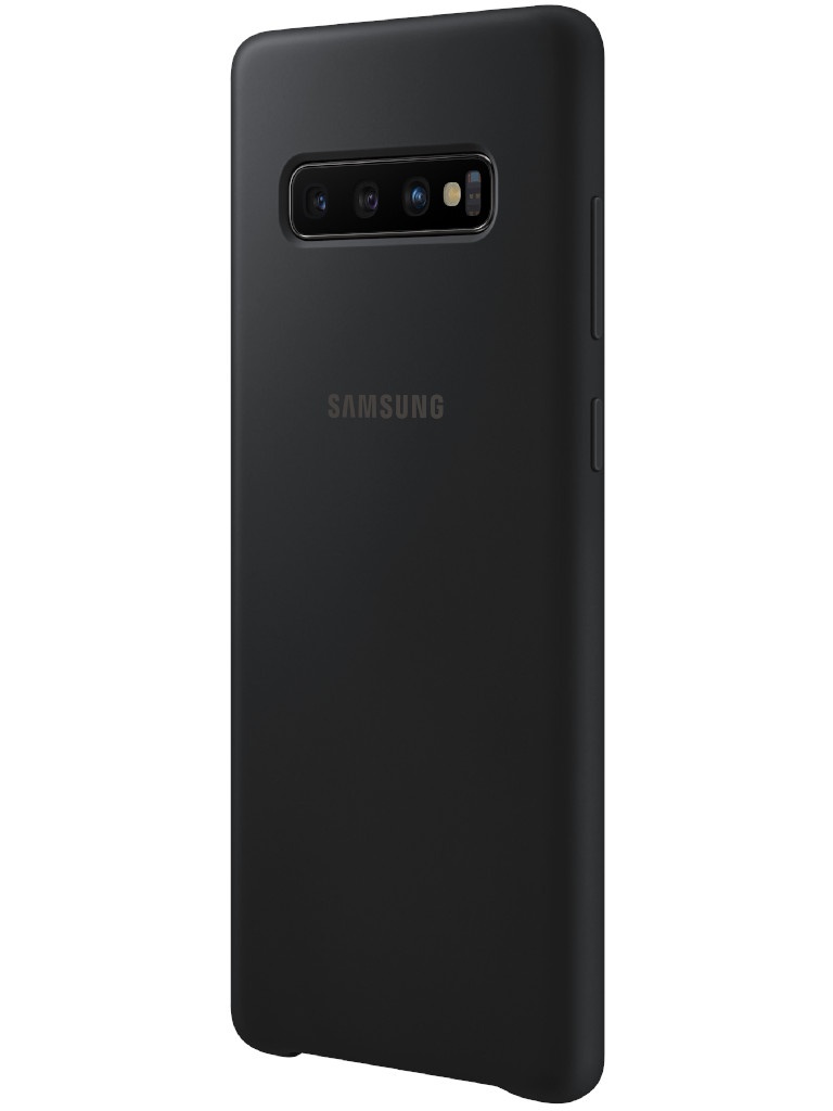 Аксессуар Чехол для Samsung Galaxy S10 Plus Silicone Cover Black EF-PG975TBEGRU