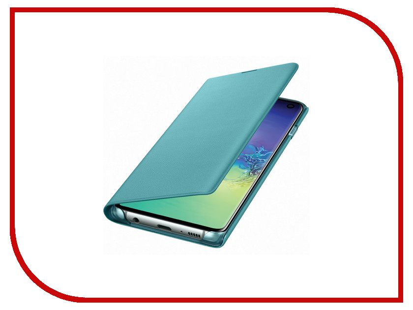 Аксессуар Чехол для Samsung Galaxy S10 LED View Cover Green EF-NG973PGEGRU