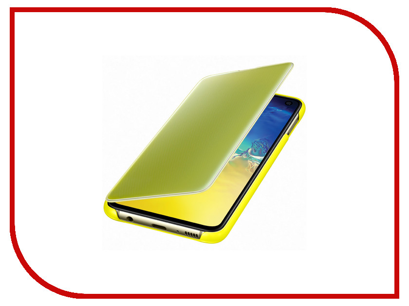 Аксессуар Чехол для Samsung Galaxy S10E Clear View Cover Yellow EF-ZG970CYEGRU