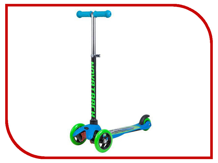 Самокат Novatrack Disco-Kids Blue-Green 120H.DISCOKIDS.GBL8