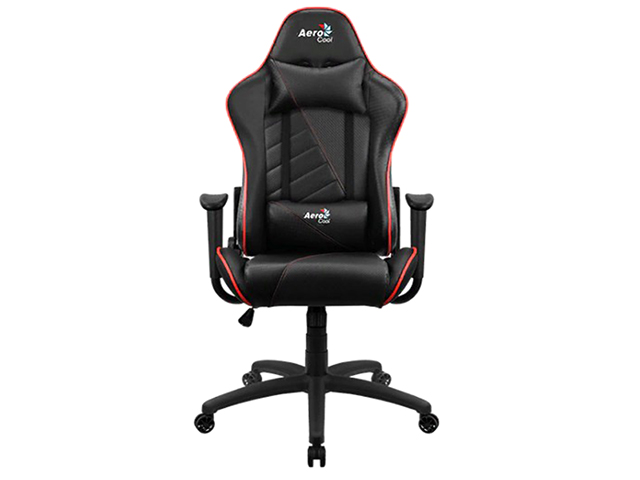 фото Компьютерное кресло aerocool ac110 air black-red