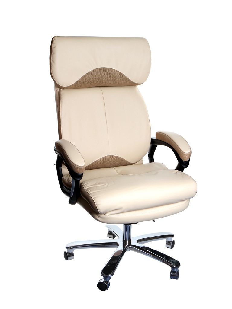 Компьютерное кресло TetChair Grand искусственная кожа, ткань Beige-Bronze 36-34/21