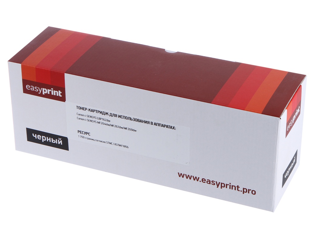 Картридж EasyPrint LC-051 Black для Canon i-SENSYS LBP162dw/MF264dw/MF267dw/MF269dw, LC-051
Картридж EasyPrint LC-051 Black для Canon i-SENSYS LBP162dw/MF264dw/MF267dw/MF269dw, LC-051