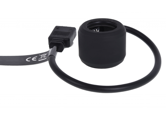 Светодиодное кольцо для жёстких трубок Alphacool Aurora HardTube LED Ring 16mm Deep Black RGB 15325/1014206