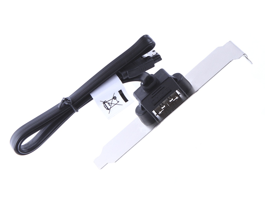 Контроллер Akasa SATA Motherboard to eSATA PCI Backplate Adapter eSATA-45-EX premium external esata to sata cable 102cm length