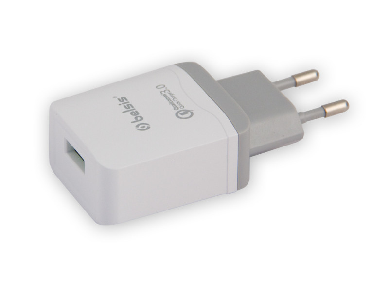Зарядное устройство Belsis Quick Charge QC 3.0 USB 3.6A White BS1408