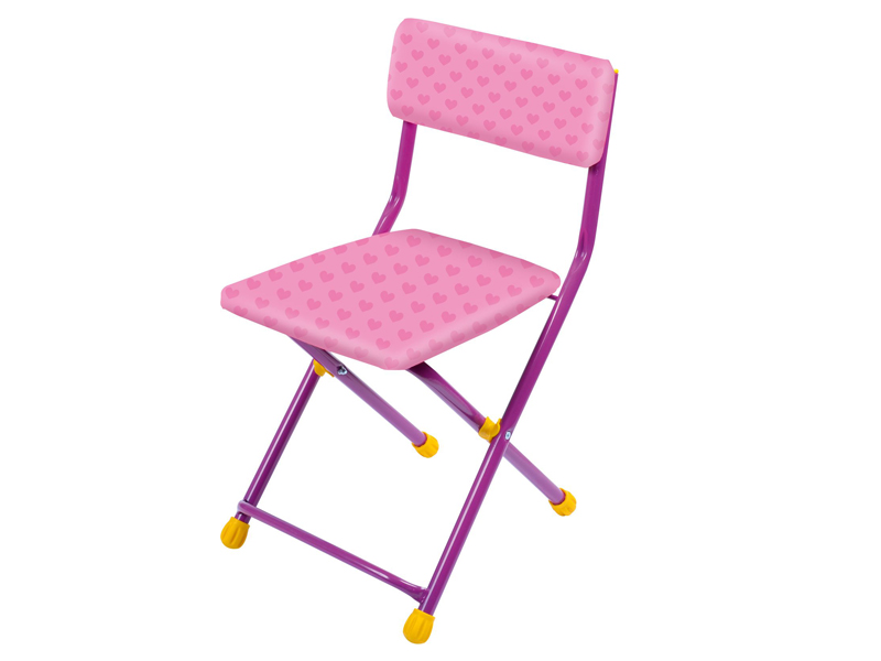 фото Детский стул nika сту1 сердечки pink