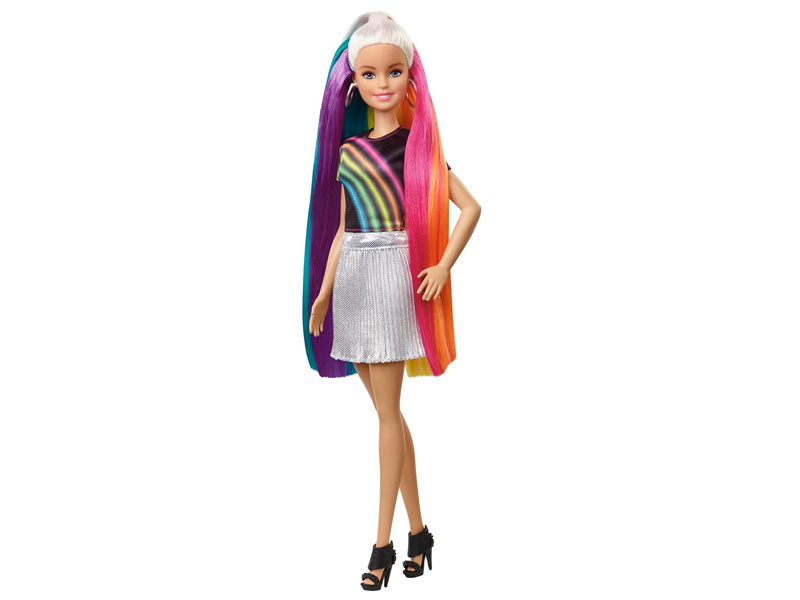 Кукла Mattel Barbie с Радужными волосами блондинка FXN96, с Радужными волосами блондинка
Кукла Mattel Barbie с Радужными волосами блондинка FXN96, с Радужными волосами блондинка