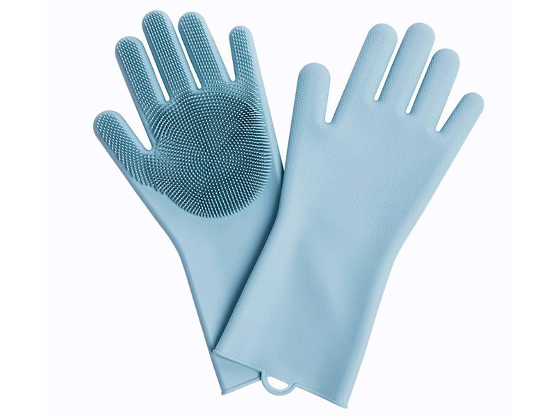 фото Силиконовые перчатки Xiaomi Silicone Cleaning Glove Blue 388179