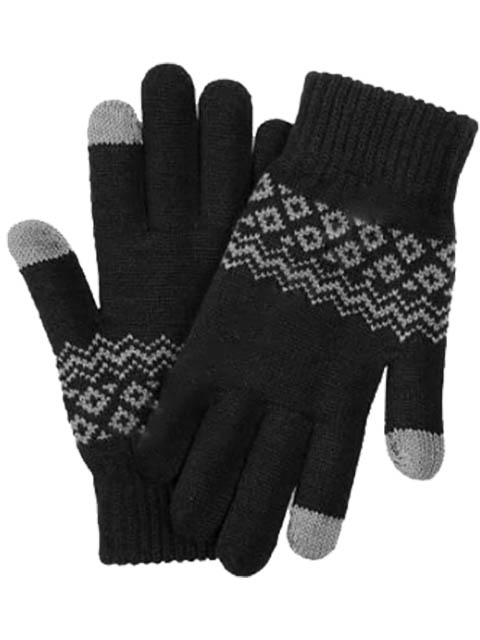Теплые перчатки для сенсорных дисплеев Xiaomi FO Gloves Touch Screen Warm Velvet Black