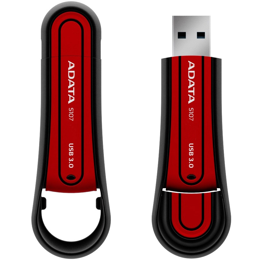 USB Flash Drive 32Gb - A-Data S107 Red AS107-32G-RRD<br>