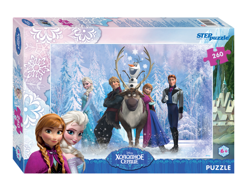 Пазл Step Puzzle Disney Холодное сердце 260 эл. 95028 / 255476 Disney Холодное сердце 95028 фото