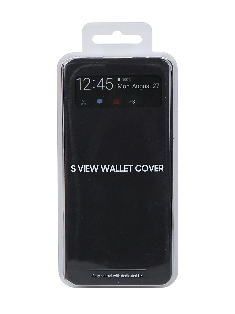 Чехол для Samsung Galaxy A51 S View Wallet Cover Black EF-EA515PBEGRU