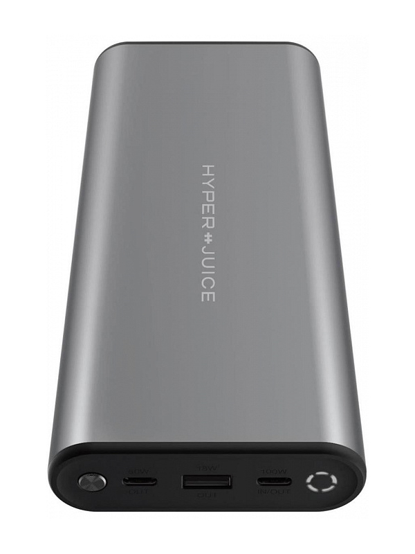 Внешний аккумулятор HyperJuice Power Bank 130W USB-C Battery 27000mAh Space Grey HJ307-GRAY
