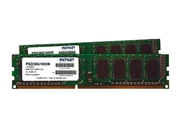 Модуль памяти Patriot Memory Signature DDR3 DIMM 1600Mhz PC3-12800 CL11 - 8Gb KIT (2x4Gb) PSD38G1600K, PSD38G1600K
Модуль памяти Patriot Memory Signature DDR3 DIMM 1600Mhz PC3-12800 CL11 - 8Gb KIT (2x4Gb) PSD38G1600K, PSD38G1600K