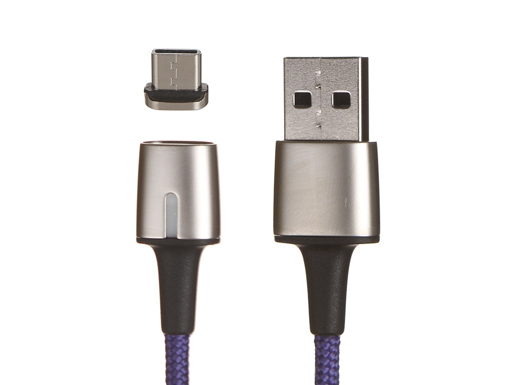 Аксессуар Baseus Zing Magnetic USB - Lightning 2A 2m Purple CATXC-B05