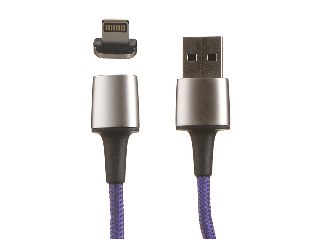 Аксессуар Baseus Zinc Magnetic Cable USB - Lightning 1.5A 2m Purple CALXC-B05