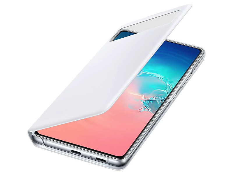 Чехол для Samsung Galaxy S10 Lite S View Wallet Cover White EF-EG770PWEGRU