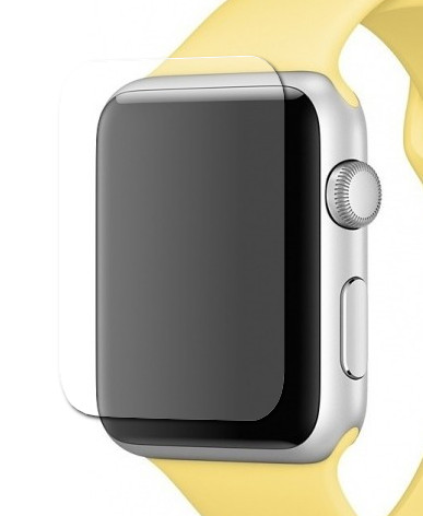 фото Аксессуар защитная пленка luxcase для apple watch 5 gps 44mm на весь экран transparent 89339