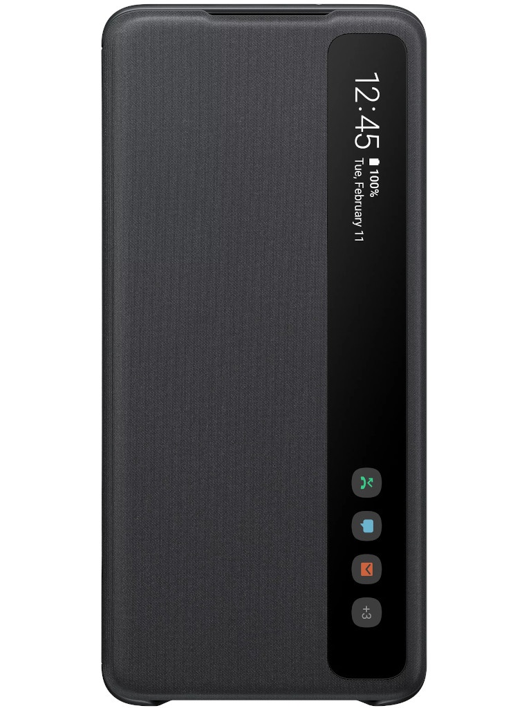 Чехол для Samsung Galaxy S20 Plus Smart Clear View Cover Black EF-ZG985CBEGRU