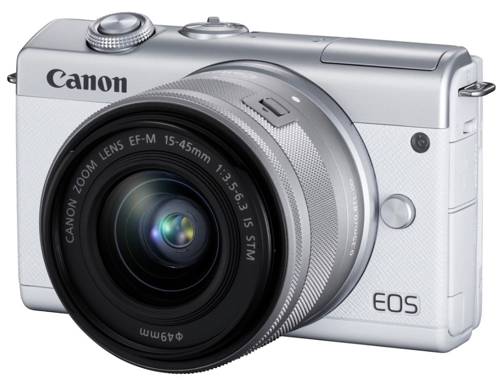 фото Фотоаппарат canon eos m200 kit 15-45 is stm white 3700c010
