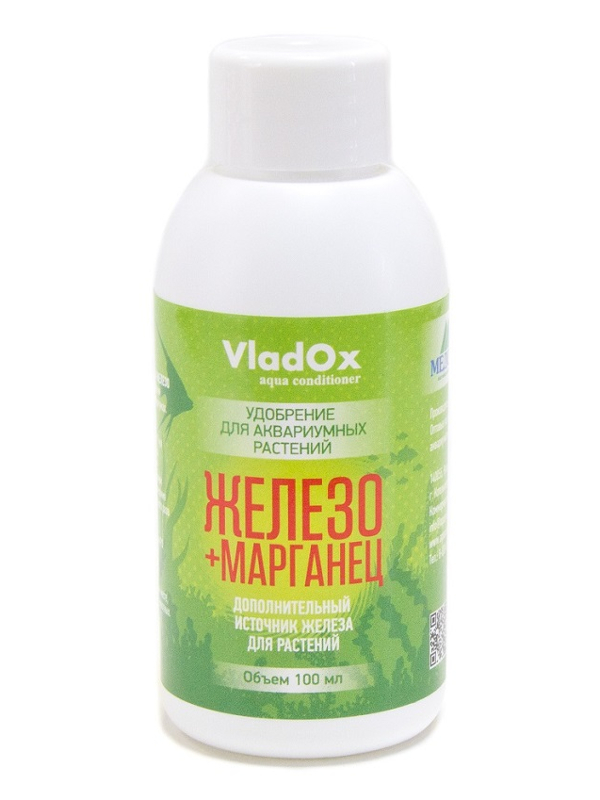 

Средство Vladox Железо + марганец 83099 - Высокоэффективное удобрение для устранения дефицита железа в аквариуме с живыми растениями 100ml, 83099
