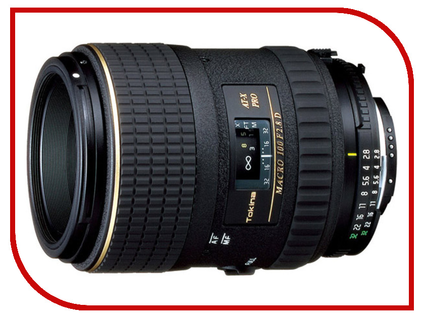 Tokina Nikon AF 100 mm F / 2.8 AT-X Pro D Macro