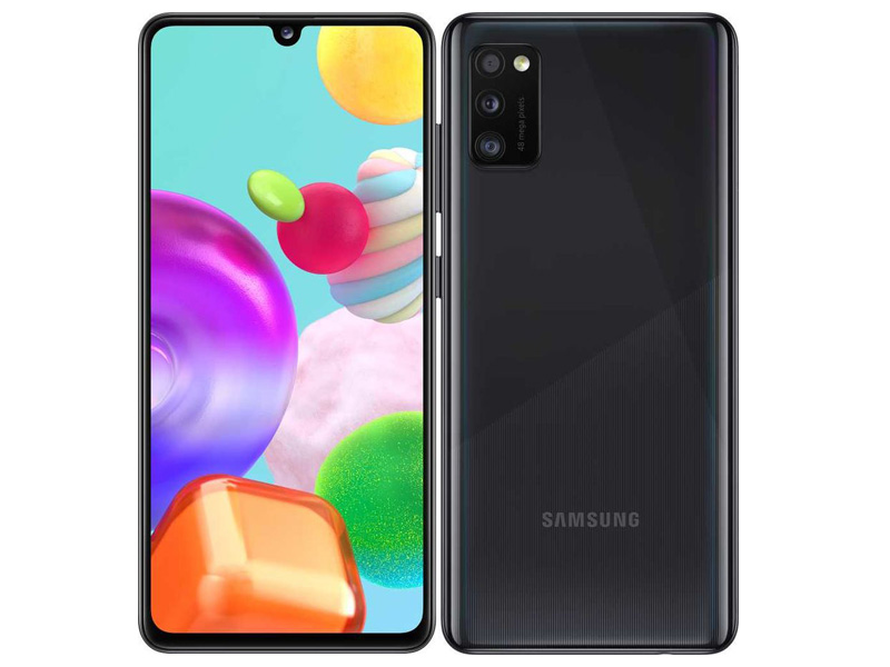 Сотовый телефон Samsung SM-A415F Galaxy A41 4/64Gb Black Выгодный набор + серт. 200Р!!!