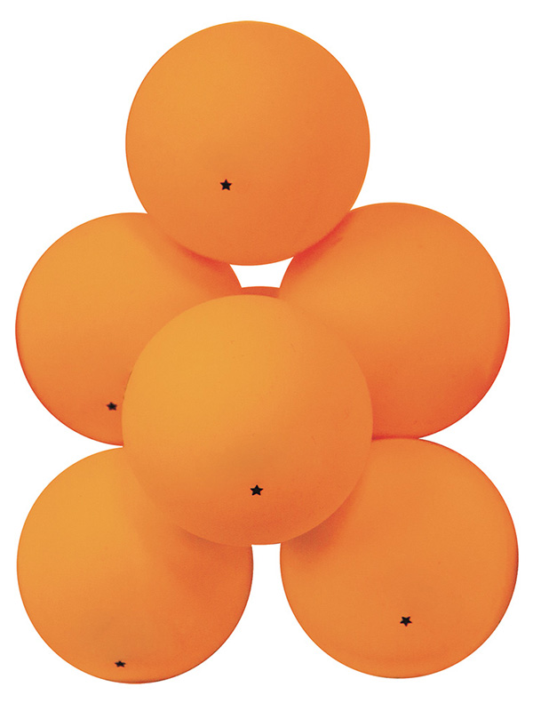 фото Мячи для настольного тенниса atemi 1 6шт orange