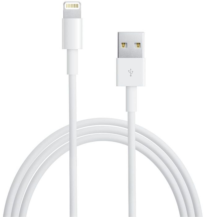 Аксессуар APPLE Lightning to USB Cable 1m for iPhone 5 / 5S SE/iPod Touch 5th/iPod Nano 7th/iPad 4/iPad mini MD818ZM/A