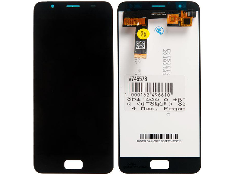 Дисплей RocknParts для ASUS ZenFone 4 Max / Pegasus 4A ZB500TL в сборе с тачскрином Black 745578, 745578
Дисплей RocknParts для ASUS ZenFone 4 Max / Pegasus 4A ZB500TL в сборе с тачскрином Black 745578, 745578