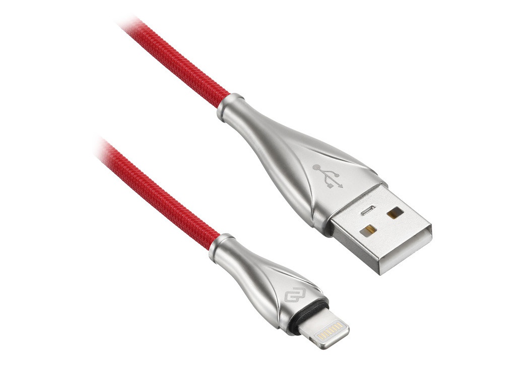 Аксессуар Digma USB-A - Lightning 3.0m Red 1080246