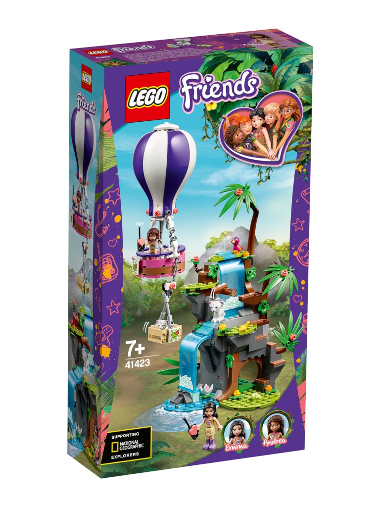 Конструктор Lego Friends Джунгли спасение тигра на воздушном шаре 302 дет. 41423, 41423
Конструктор Lego Friends Джунгли спасение тигра на воздушном шаре 302 дет. 41423, 41423