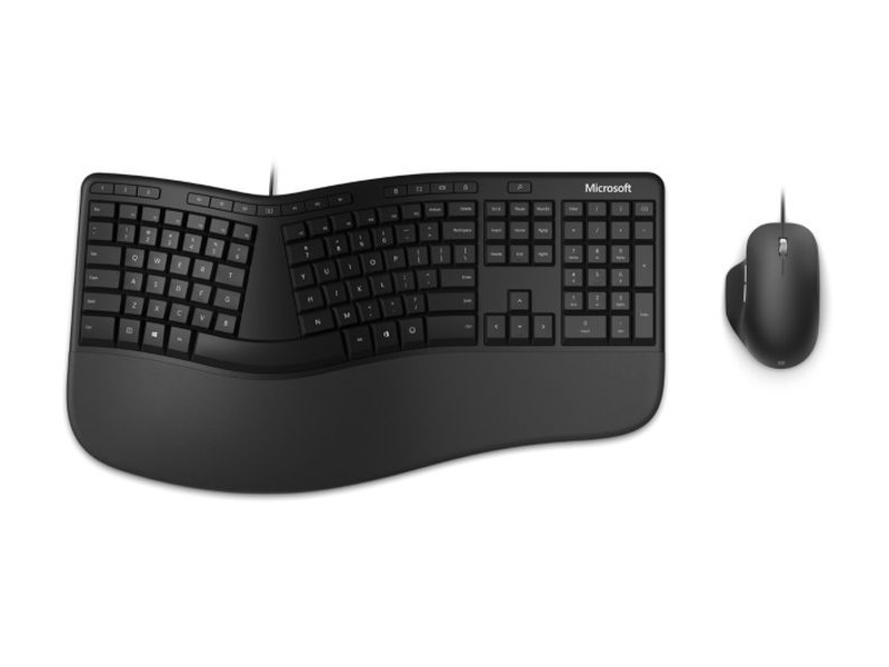 фото Набор microsoft ergonomic keyboard kili & mouse lionrock black rju-00011