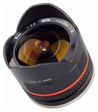 Samyang Объектив Samyang Sony E NEX MF 8 mm F/2.8 Fish-eye UMC II Black
