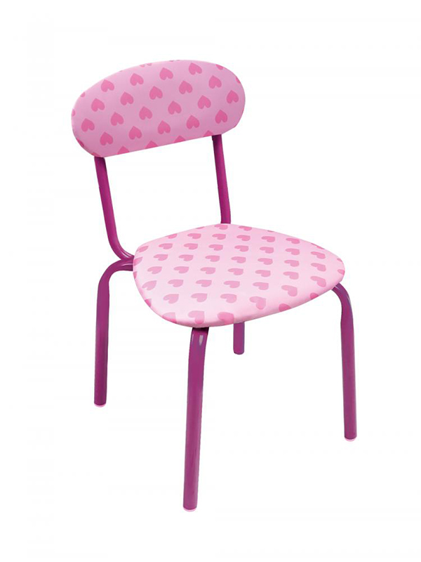 Детский стул Nika СТУ5 Сердечки на розовом