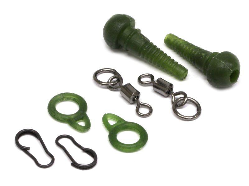Оснастка скользящая Carp Pro Run Rig Kit 3шт 269854 оснастка морская fladen deep sea rig for cod