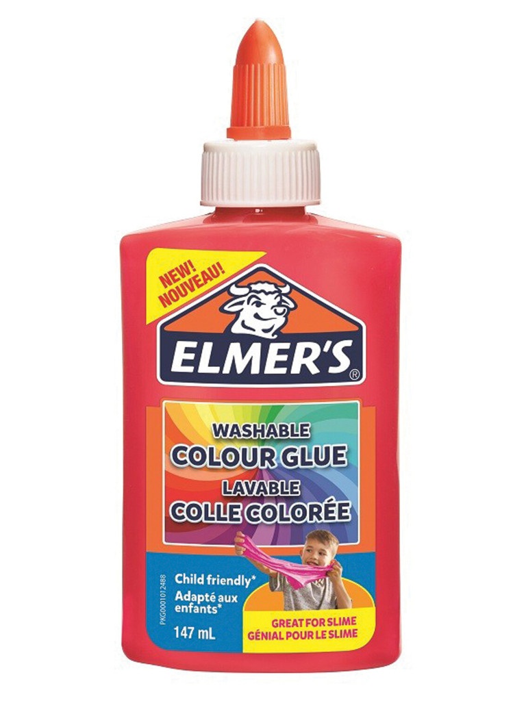 Слайм Elmers Opaque Glue для слаймов 147ml Pink 2109491