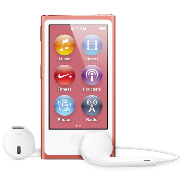 Apple Плеер APPLE iPod Nano 7 - 16Gb Pink MD475
