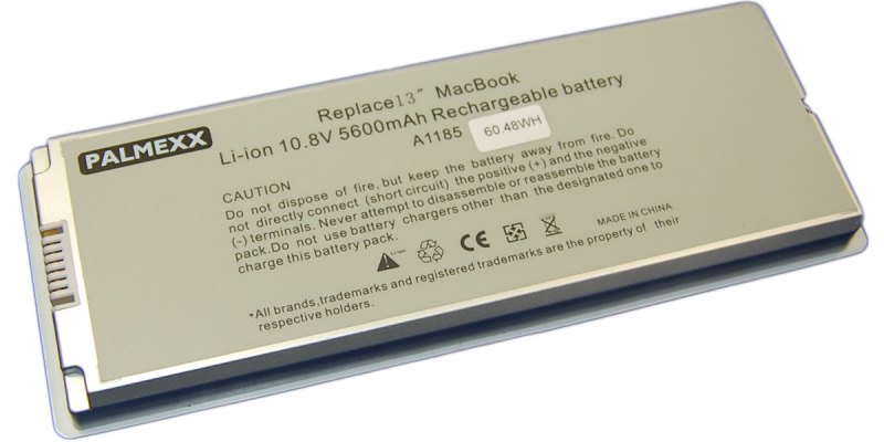 Аксессуар APPLE Macbook 13.3 A1185 Palmexx 10.8V 55Wh PB-026 White