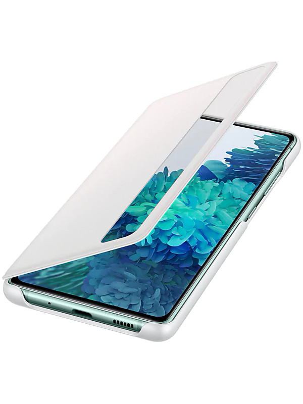 Чехол для Samsung Galaxy S20 FE Smart Clear View Cover White EF-ZG780CWEGRU
