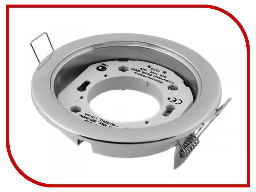 Светильник Ecola GX53 H4 220V Satin Chrome FS53H4ECB