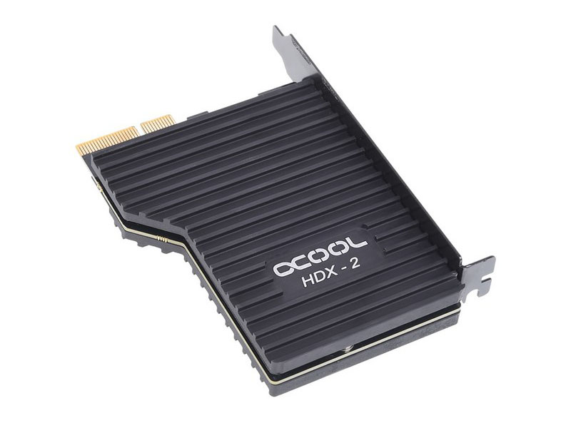 Адаптер с пассивным радиатором Alphacool Eisblock HDX-2 PCI-e 3.0 x4 Adapter - M.2 NGFF 11438/1013799, HDX-2
Адаптер с пассивным радиатором Alphacool Eisblock HDX-2 PCI-e 3.0 x4 Adapter - M.2 NGFF 11438/1013799, HDX-2