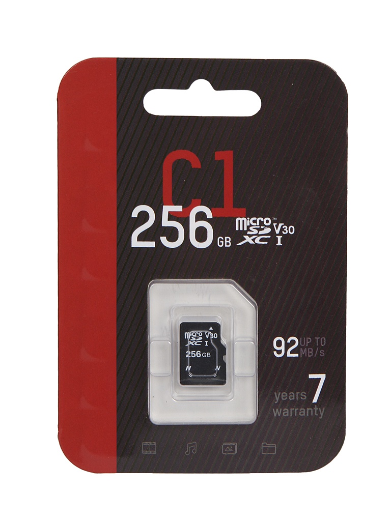 Карта памяти 256Gb - HikVision MicroSDXC Class 10 UHS-I V30 HS-TF-C1/256G, HS-TF-C1/256G
Карта памяти 256Gb - HikVision MicroSDXC Class 10 UHS-I V30 HS-TF-C1/256G, HS-TF-C1/256G