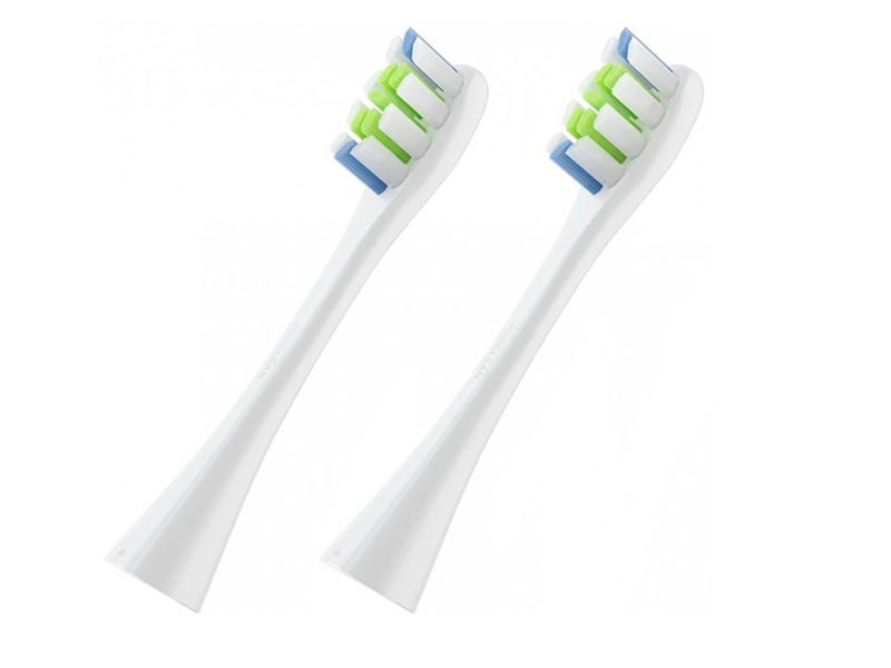 фото P2 для зубных щеток oclean (2 штуки, глубокая очистка) green xiaomi