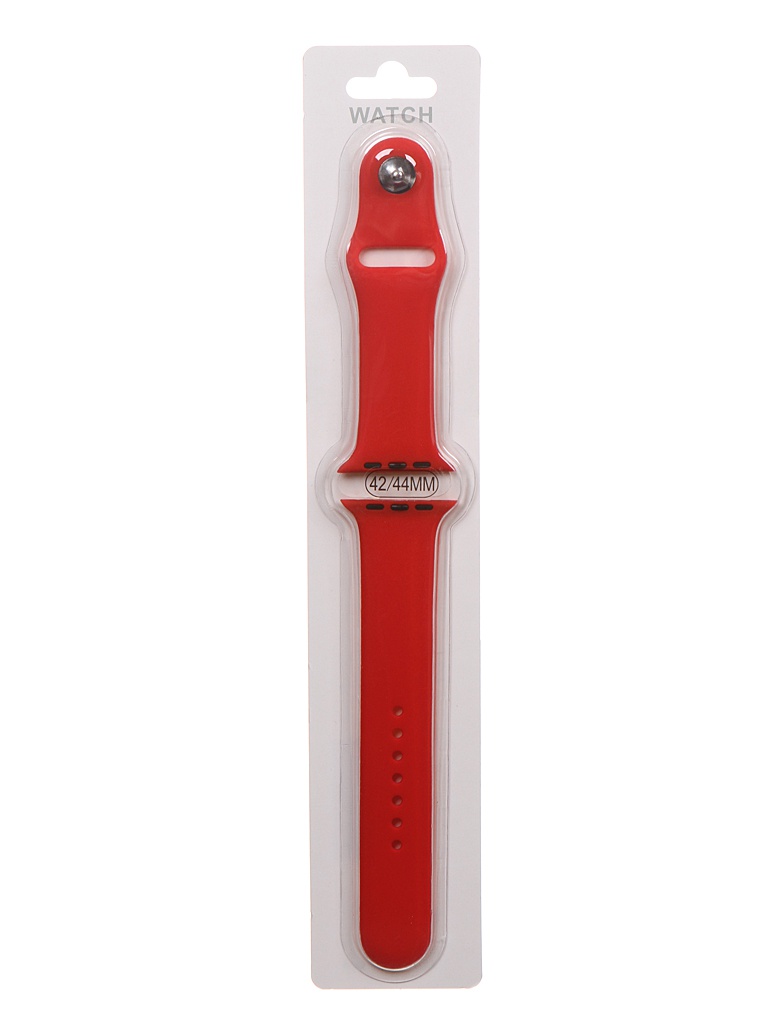 фото Аксессуар ремешок bruno для apple watch 42/44mm silicone m/l red 1003