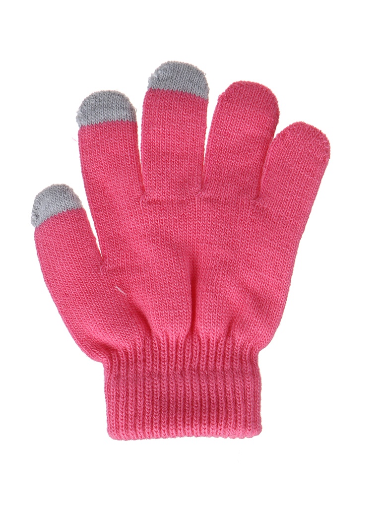 фото Теплые перчатки для сенсорных дисплеев activ детские pink 124440