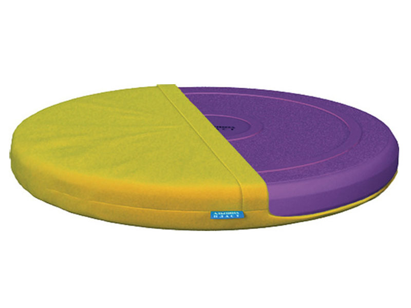 фото Подушка альпина пласт балансировочная фитдиск плюс purple + чехол yellow 3282