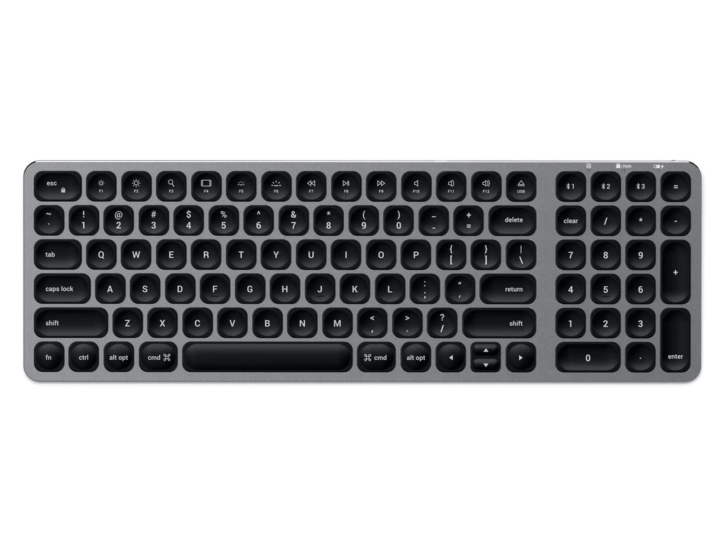 Клавиатура Satechi Беспроводная клавиаутра Compact Backlit Bluetooth Keyboard, ST-ACBKM-RU
Клавиатура Satechi Беспроводная клавиаутра Compact Backlit Bluetooth Keyboard, ST-ACBKM-RU